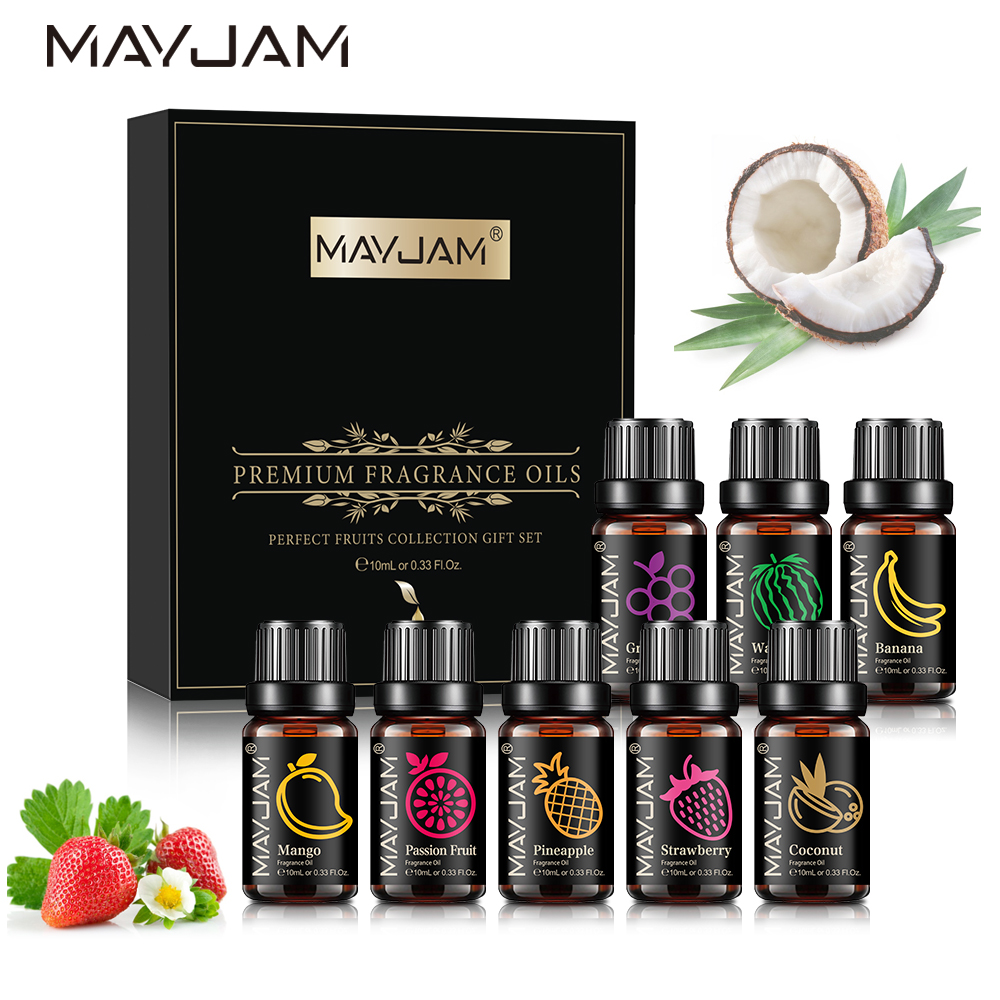Soap Making Ingredients - MAYJAM zestaw olejków zapachowych 8 sztuk