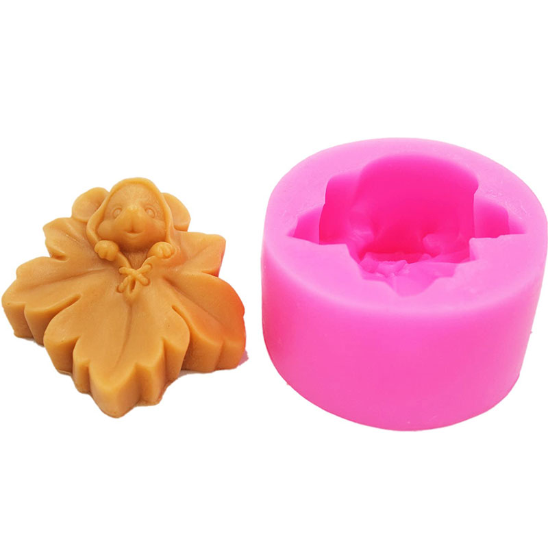 Soap Making Art - 1szt 3D Maple Leaf mice Mold
