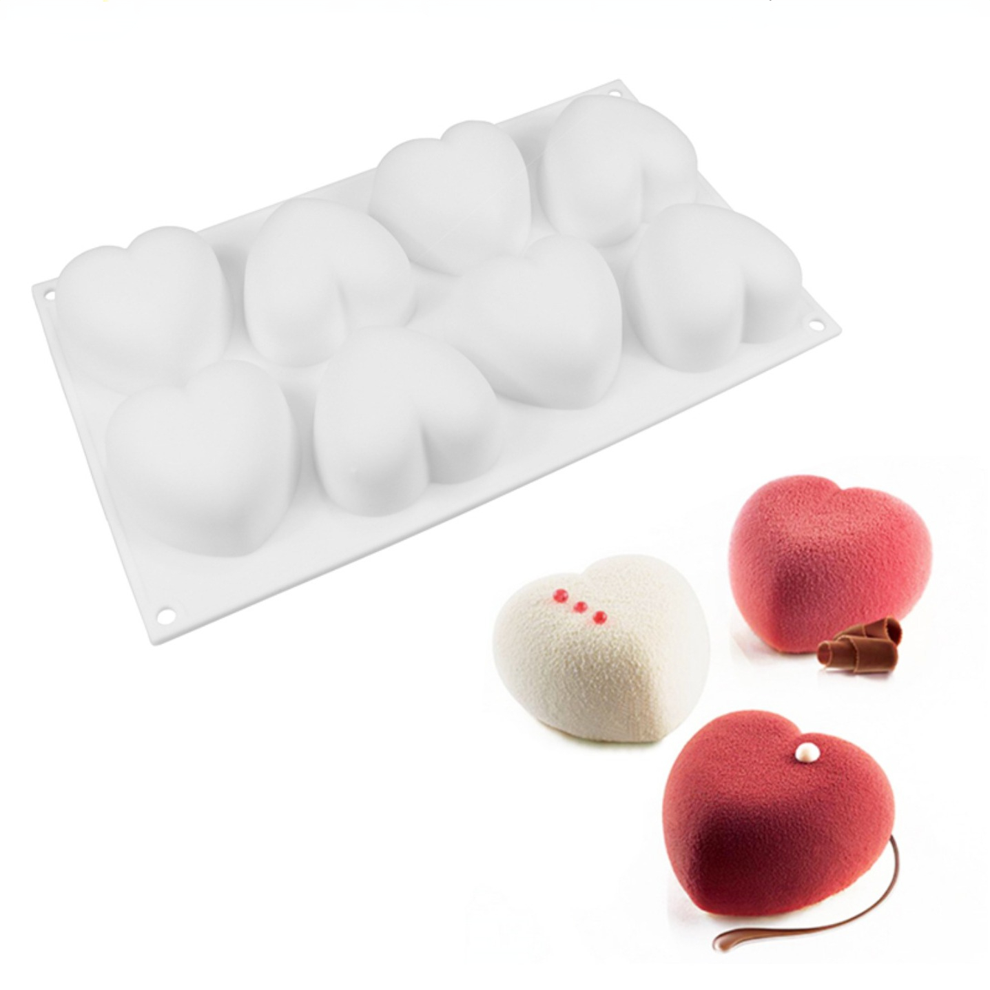 Soap Making Accessories - Miłość serce silikonowe formy do mydła