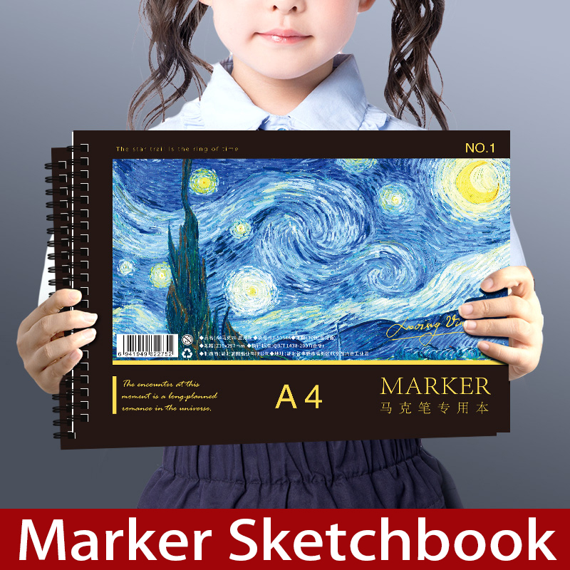 Copic Marker Sketch - 60 kartek A4, szkicownik na spirali,