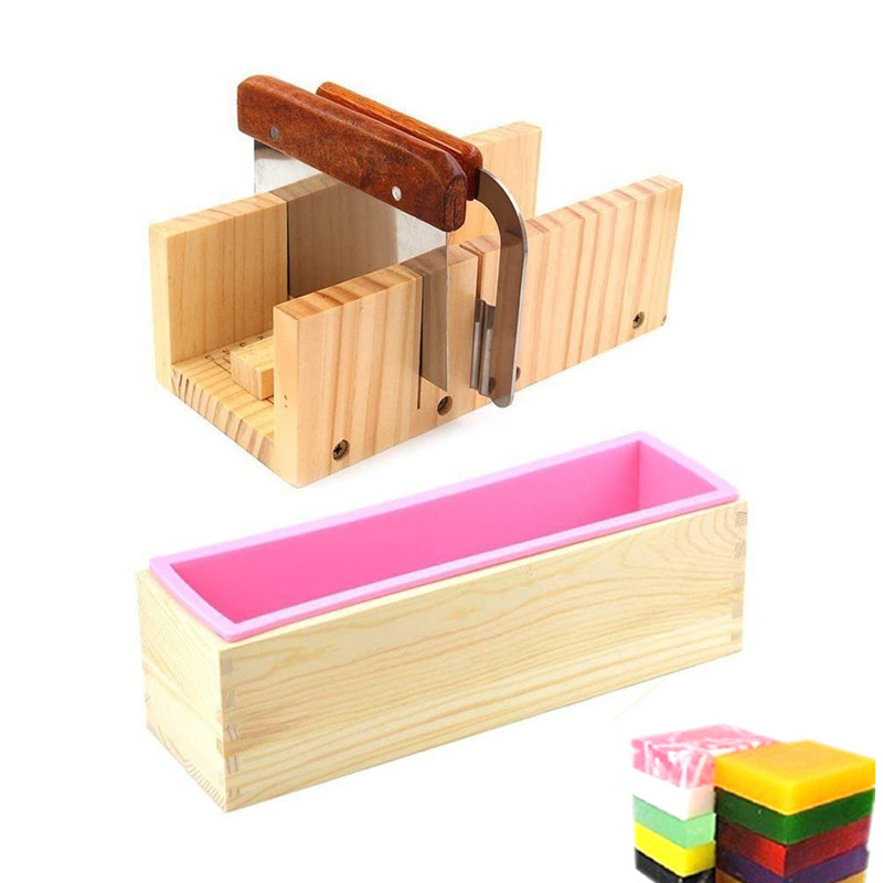 Soap Making Book For Beginners - Zestaw foremek silikonowych do mydła 1.2L,