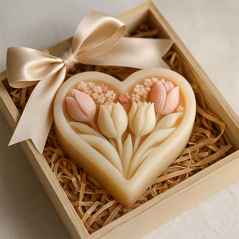 Soap Making Book For Beginners - Forma silikonowa do świec w kształcie