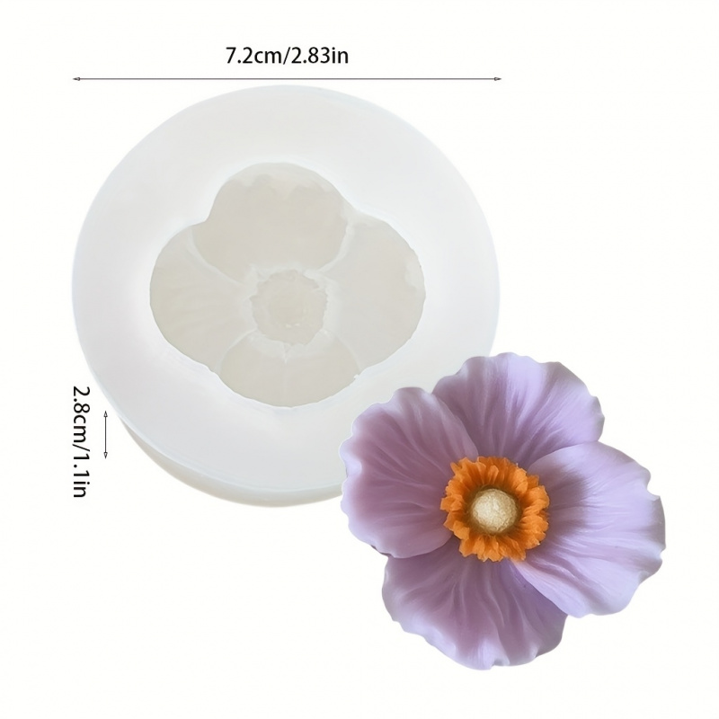 Forma silikonowa 3 kwiaty, sil – Soap Making Liquid recenzja i cena