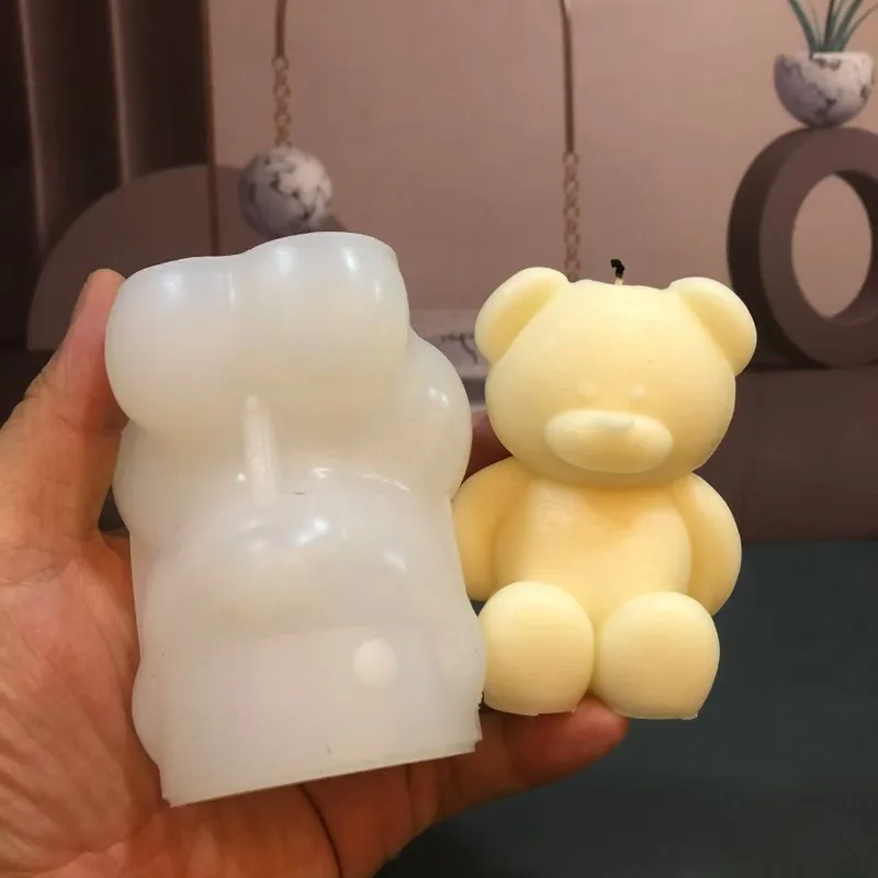 3D niedźwiedź silikonowa forma – Soap Making Book For Beginners recenzja i cena