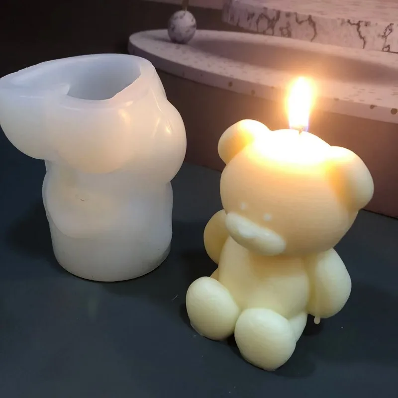 3D niedźwiedź silikonowa forma – Soap Making Book For Beginners recenzja i cena