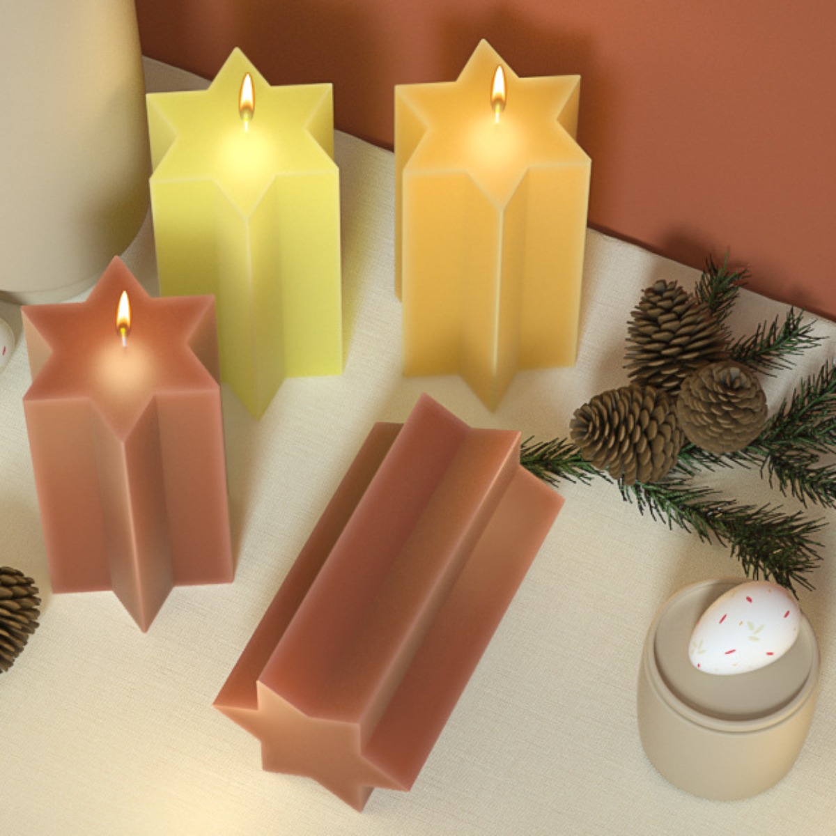 3D sześciokątna kolumna forma  – Soap Making Art recenzja i cena