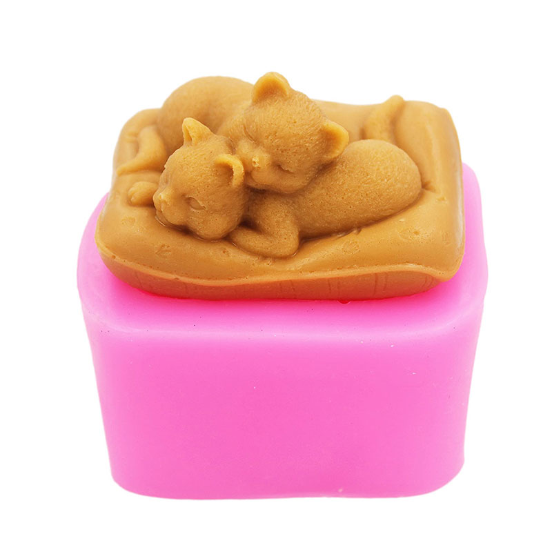 Non-stick silikonowe kot formy – Soap Making Art recenzja i cena