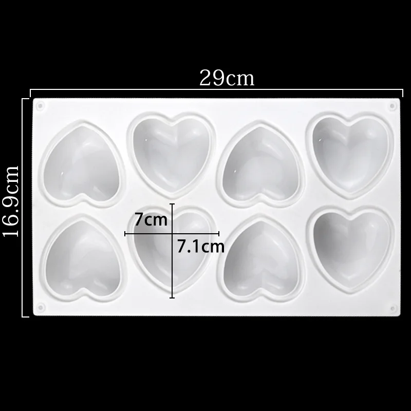 Miłość serce silikonowe formy  – Soap Making Accessories recenzja i cena