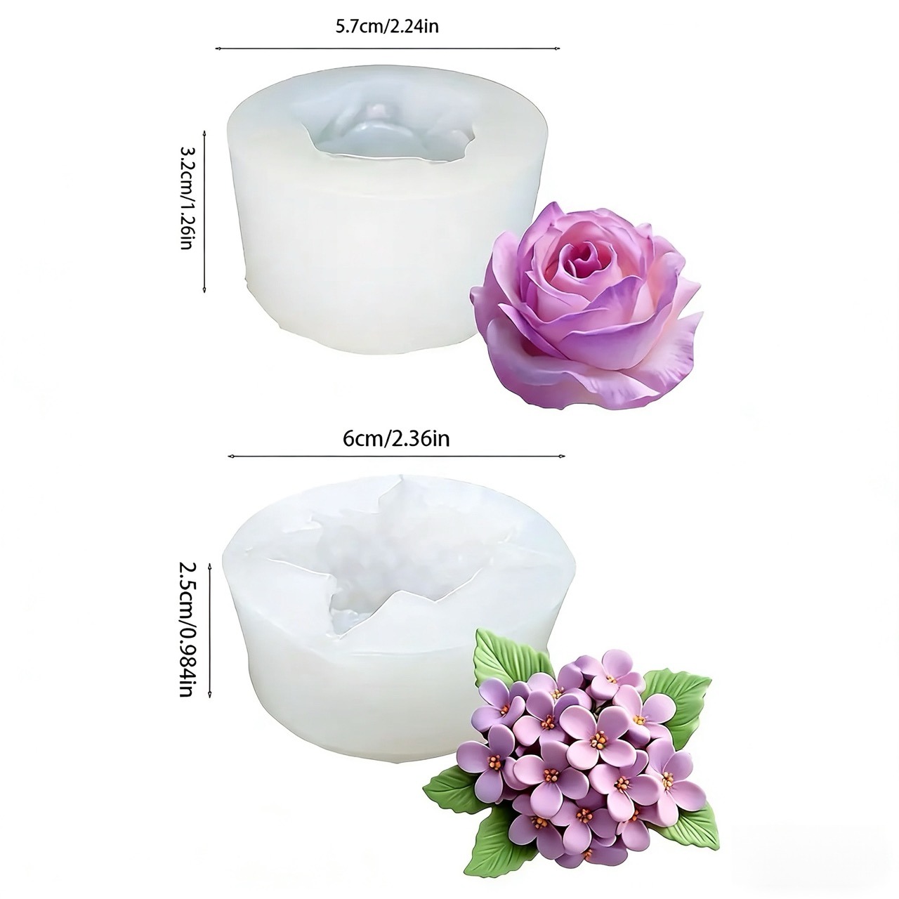 2 sztuki silikonowych form 3D  – Soap Making Art recenzja i cena