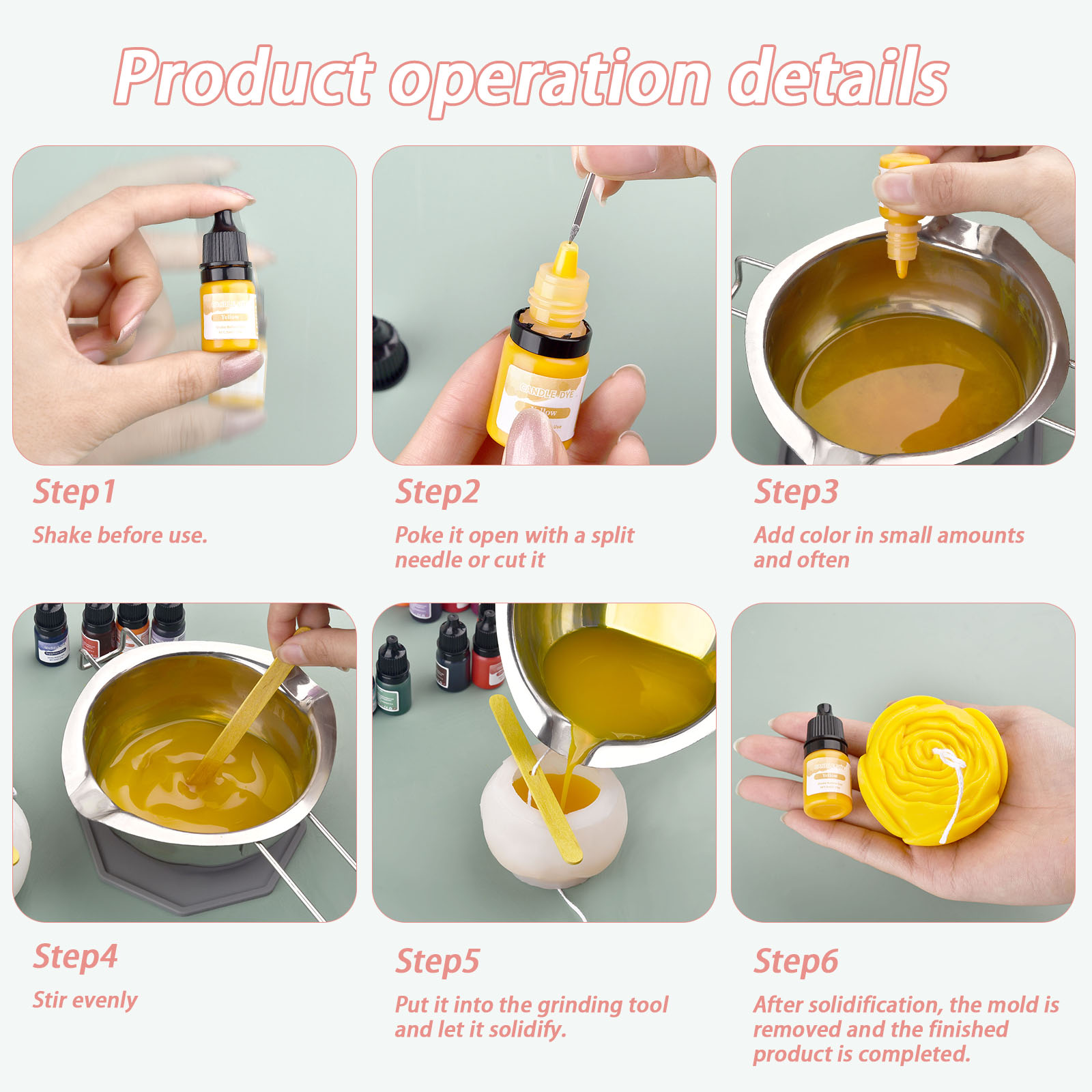 5 ml/butelka Pigment woskowy d – Soap Making Ingredients recenzja i cena