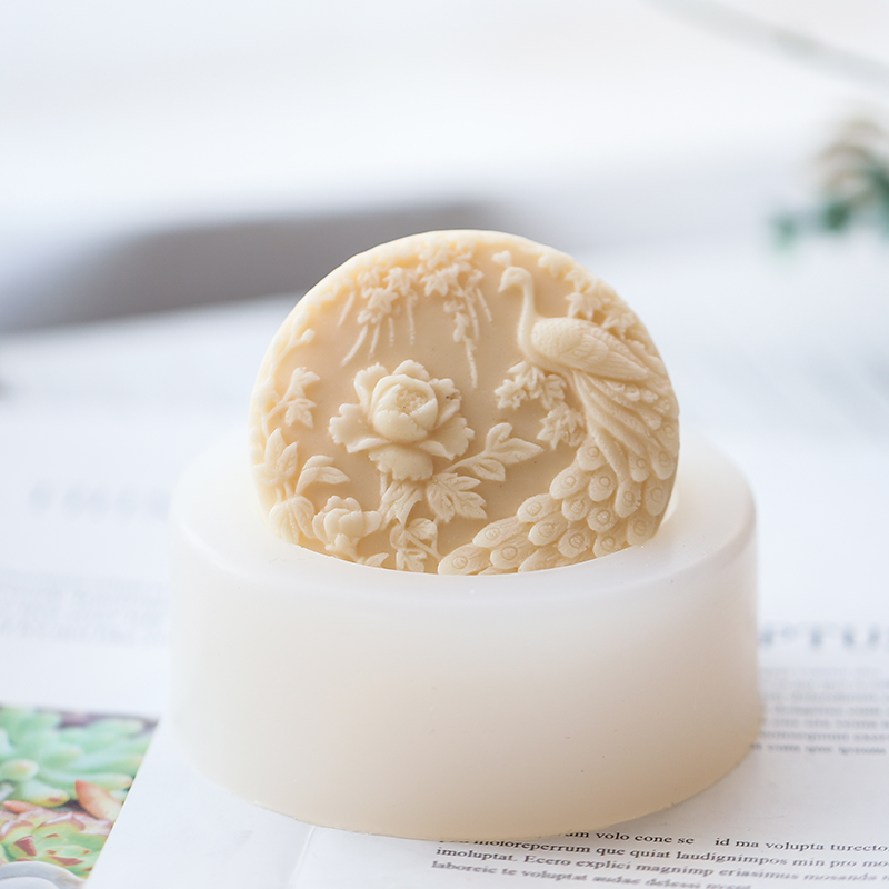 Kwiat pawia wzór silikonowe fo – Soap Making Art recenzja i cena