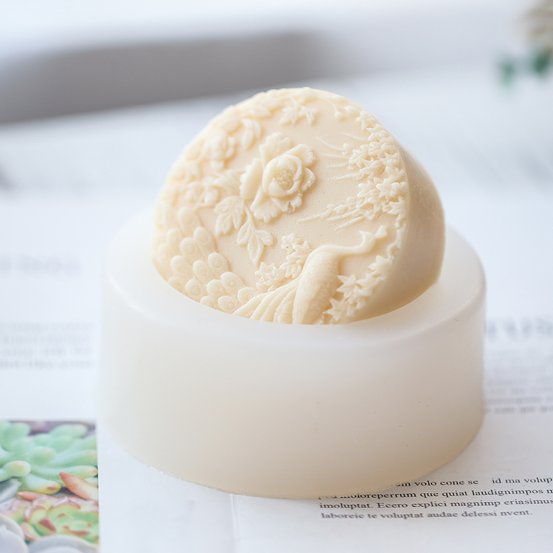 Kwiat pawia wzór silikonowe fo – Soap Making Art recenzja i cena